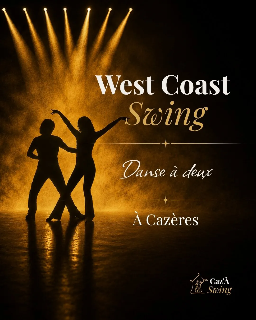 Caz'À Swing — West Coast Swing à Cazères, danse à deux.